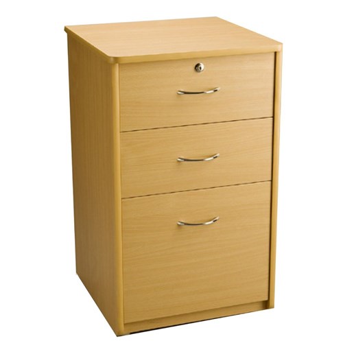 Mobile Bedside Cabinet - Premium Series - Rural Oak