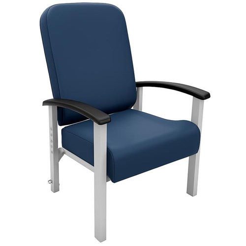 Movi Agility Highback Pressure Care Chair with Adjustable Seat Depth in Navy Vinyl (seat width: 500mm)