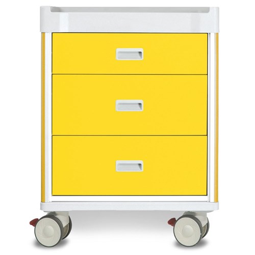 Viva Isolation Cart, Yellow - 930mm