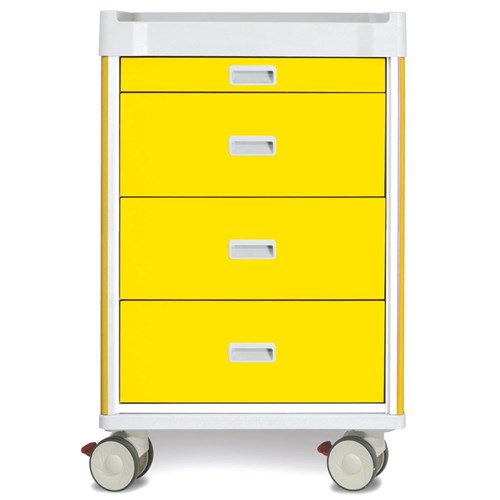 Viva Isolation Cart, Yellow - 1085mm