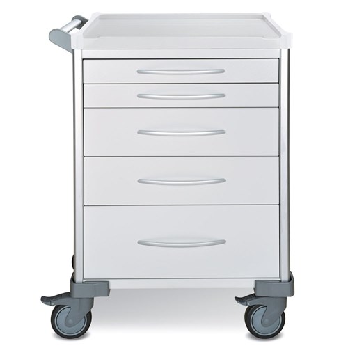 Viva LX Procedure Cart, White - 1010mm