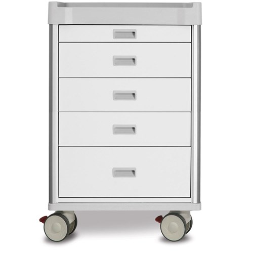 Viva Procedure Cart, White - 1085mm