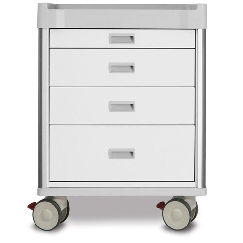 Viva Procedure Cart, White - 930mm