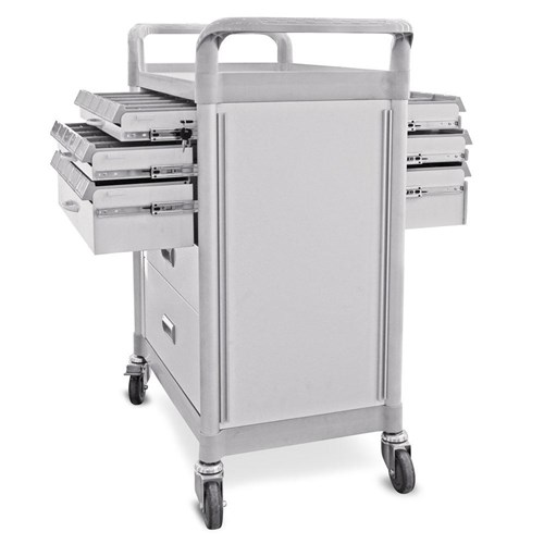 Viva Medication Cart -  Double Sided 5 Drawer
