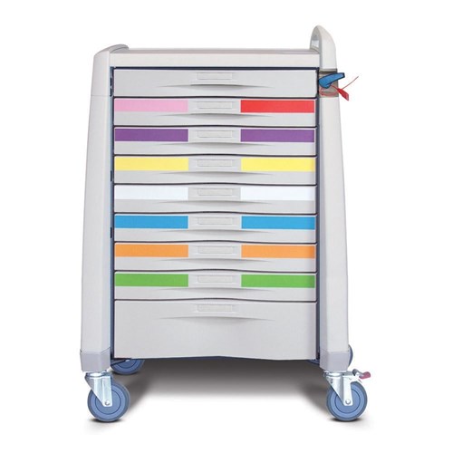 Avalo Emergency Cart - Paediatric - Standard - Red