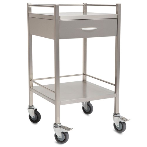 SQ Series 1 Drawer Dressing Trolley - 600 x 490