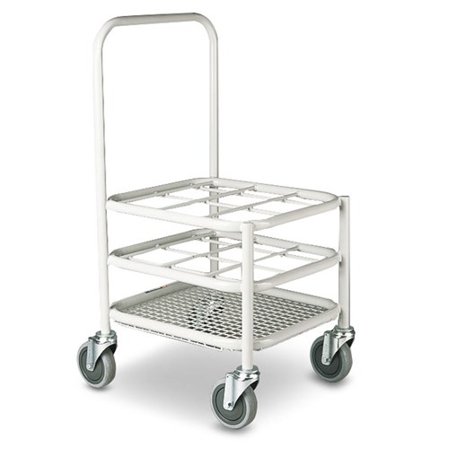 Multi Stack Gas Cylinder Trolley - Powder Coated, 12 Cylinder Capacity