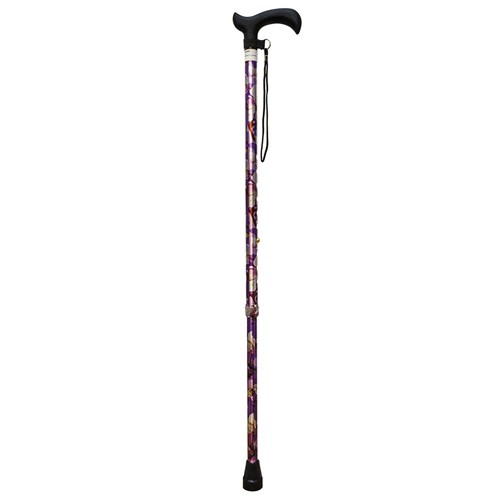 Walking Stick, Adjustable - Lilac Blossom Stem