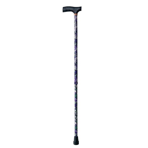 Walking Stick - Purple Floral Stem