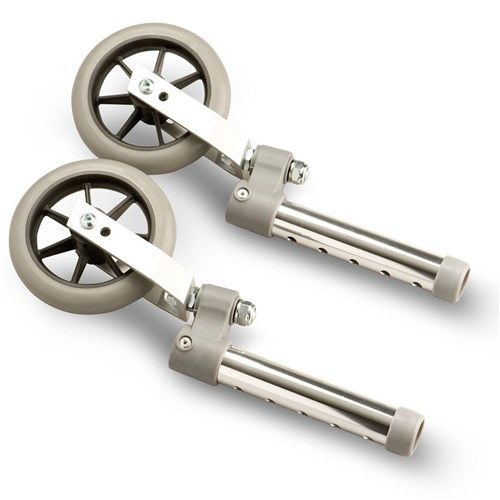 Coopers Walking Frame Spare Parts, Front Swivel Wheel - Silver
