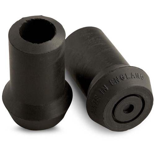 Walking Stick Spare Part, Heavy Duty Tip, Black - 16mm