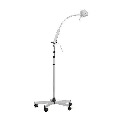 Mobile LED Examination Lamp with Flex Arm, Height Adjustable