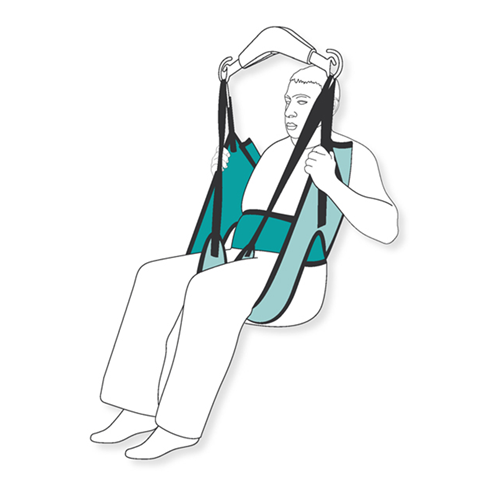 Pivot Care Fabric Sling with E-Clip Buckle
