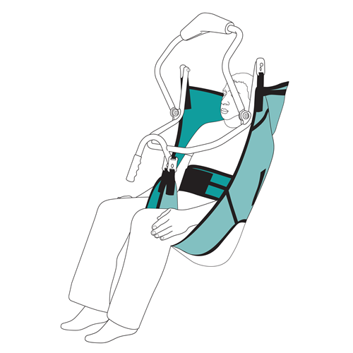 Pivot Care Mesh Sling with E-Clip Buckle
