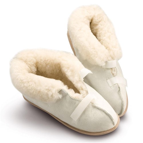 Sheepskin Slippers Closed Toe - Medium